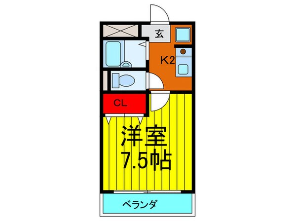 ベルハイツの物件間取画像